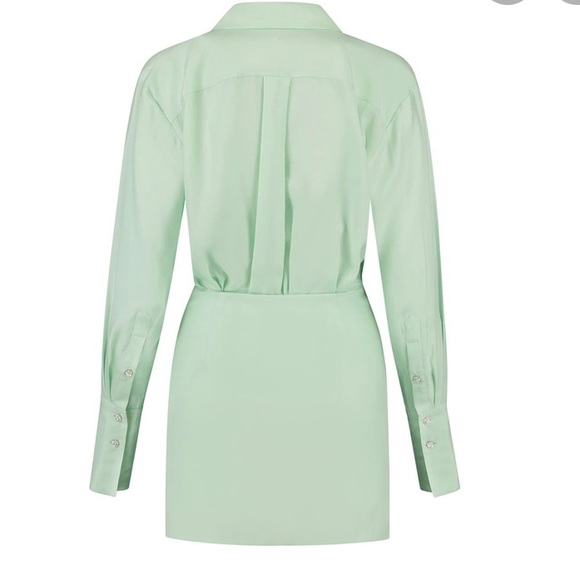 GAUGE81 Naha Wrap Silk Mini Dress - Picture 2 of 3
